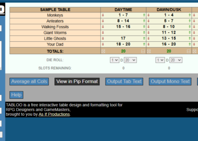 TABLOO – Table Formatting Tool