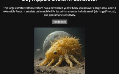 DayTrippers Lifeform Generator