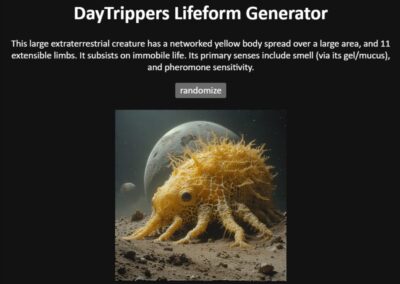 DayTrippers Lifeform Generator