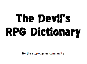 The Devil’s RPG Dictionary